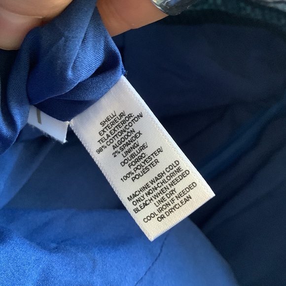 Loft classy blue floral pencil skirt - Picture 5 of 5